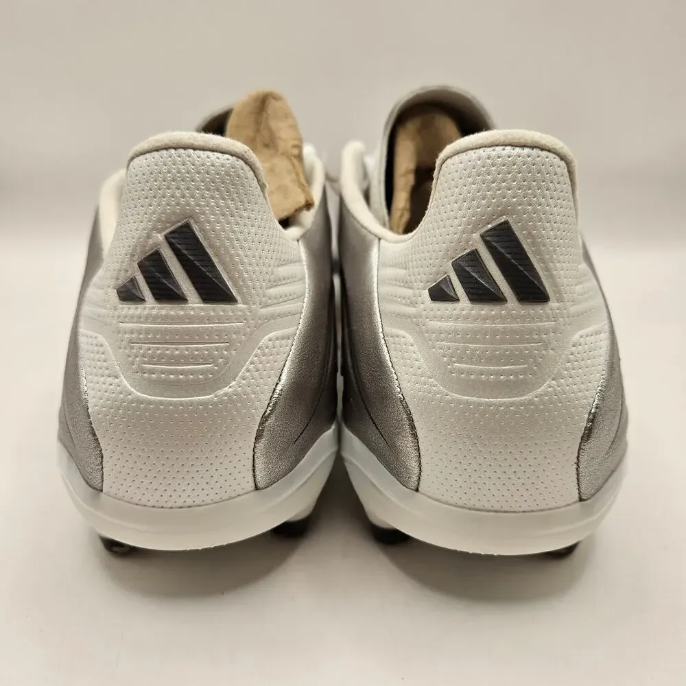 ADIDAS MEN'S 9 COPA PURE IV PRO FIRM GROUND SOCCER CLEATS ICE SILVER NWOB JQ0423